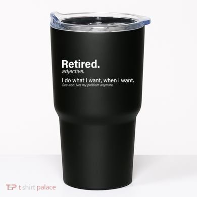Retired Definition Tumbler