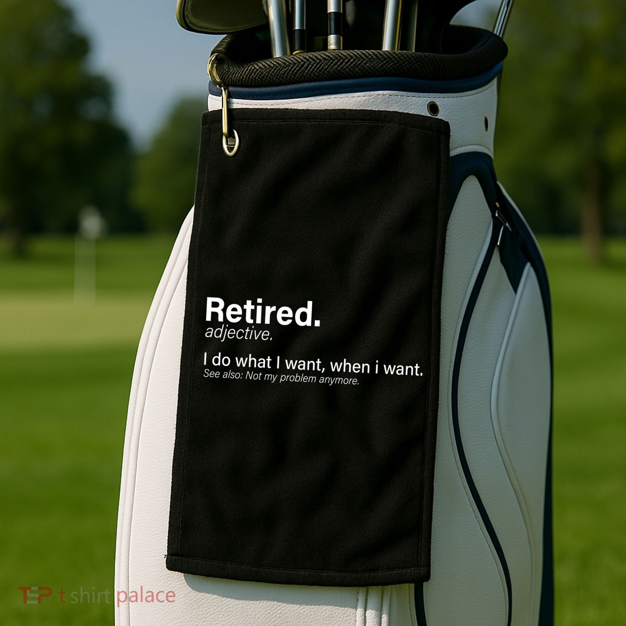 Retired Definition Golf Towel
