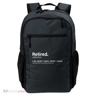 Retired Definition Backpack