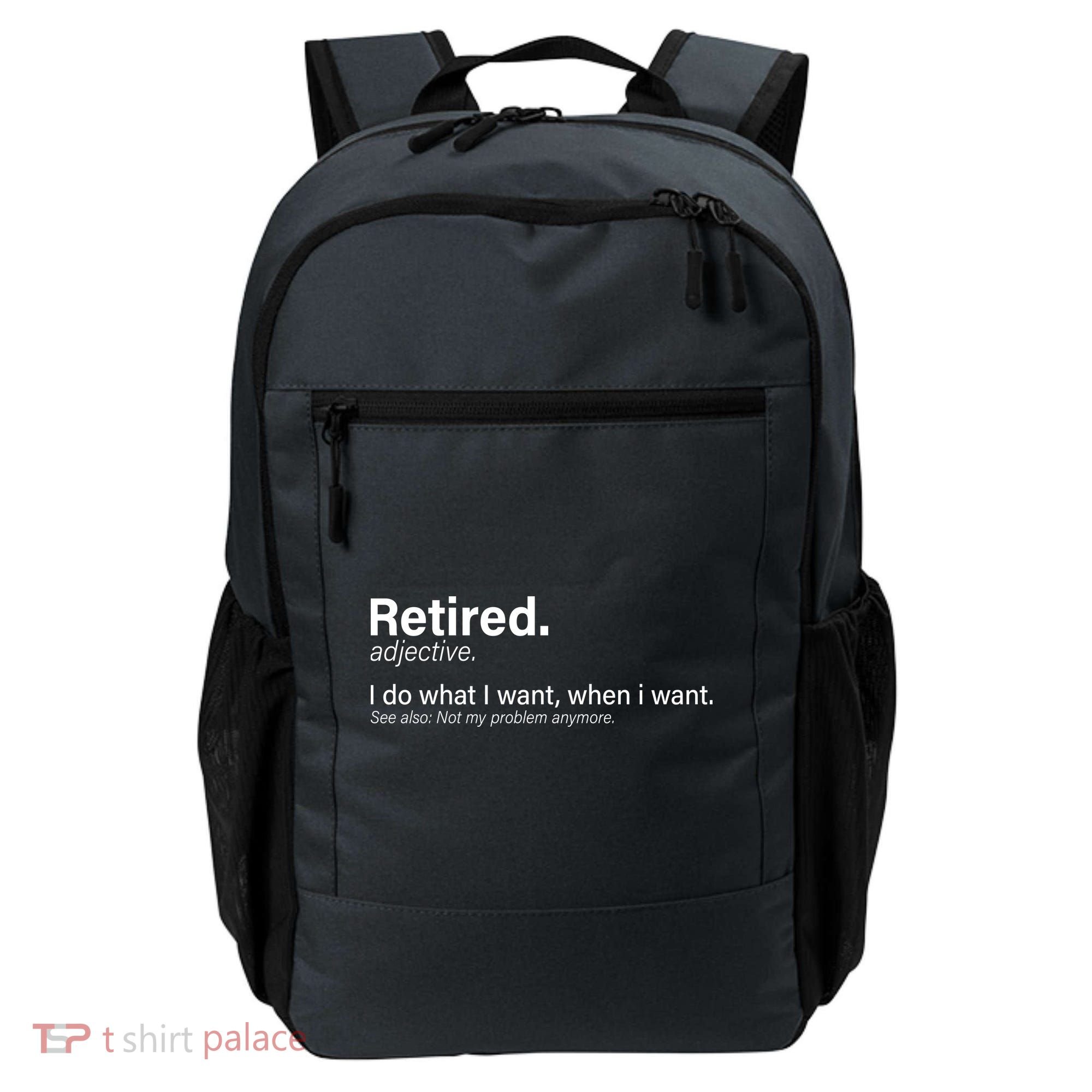 Retired Definition Backpack