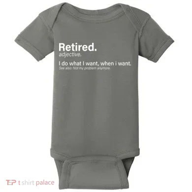 Retired Definition Baby Bodysuit