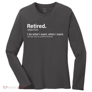Retired Definition Women's Long Sleeve Shirt