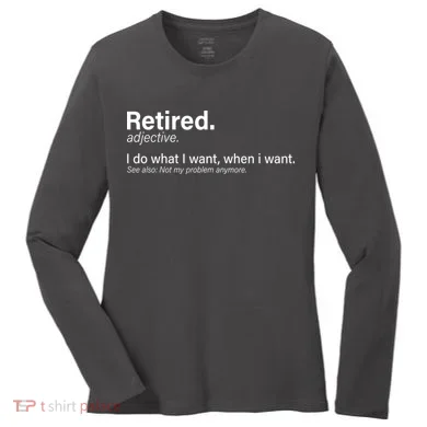 Retired Definition Women's Long Sleeve Shirt