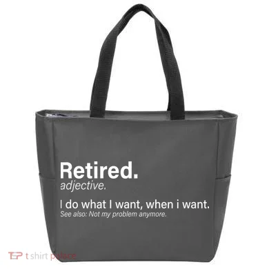 Retired Definition Tote Bag