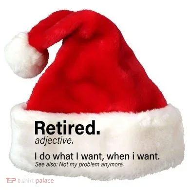 Retired Definition Santa Hat