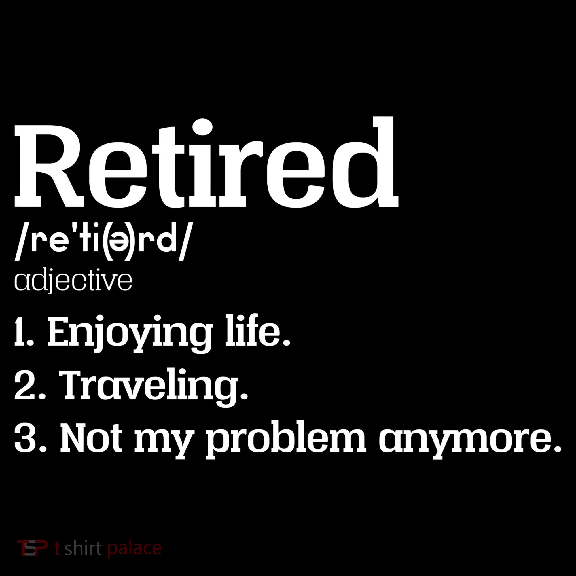 Retired Definition Funny Backpack