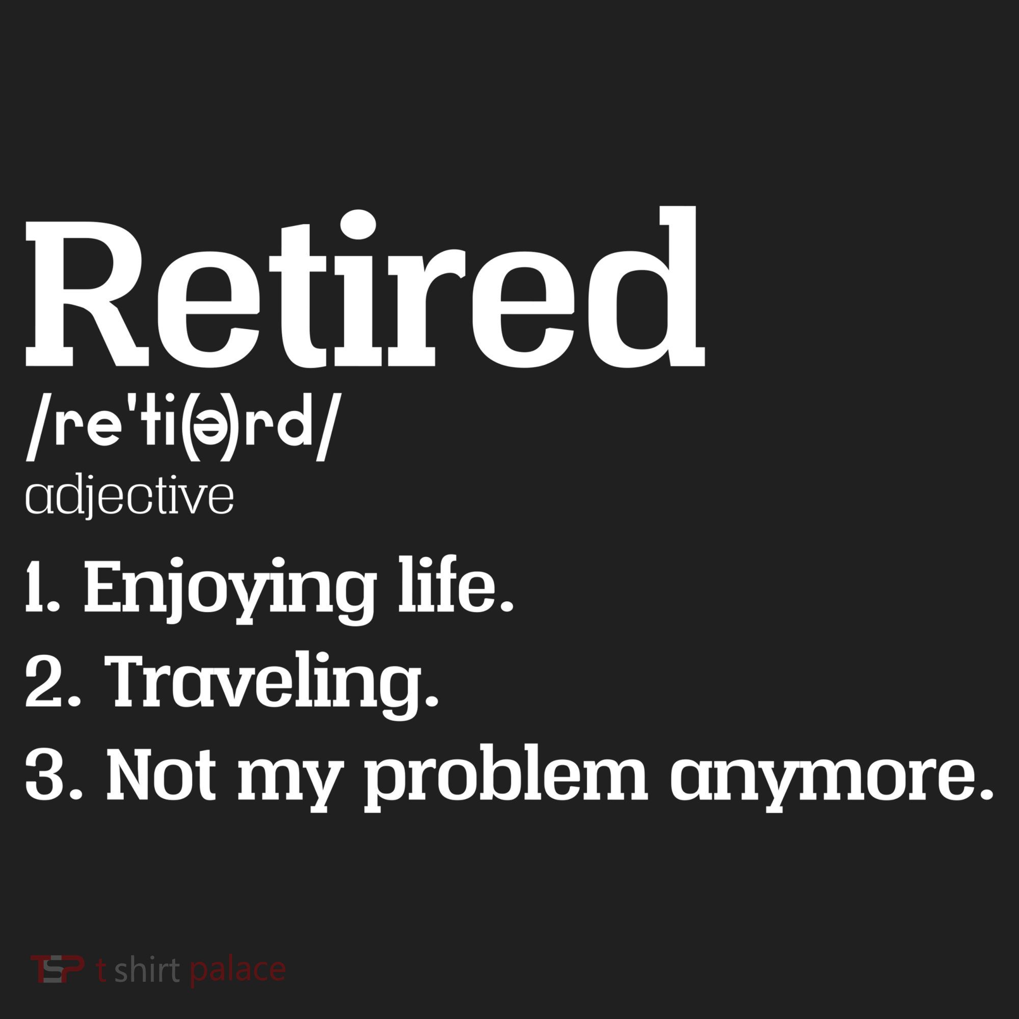Retired Definition Funny Tumbler