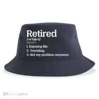 Retired Definition Funny Sustainable Bucket Hat thumb 0