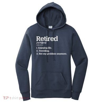 Retired Definition Funny Women's Hoodie