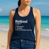 Retired Definition Funny Women's Tank Top thumb 2