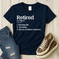 Retired Definition Funny Women's T-Shirt thumb 3