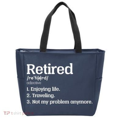 Retired Definition Funny Tote Bag