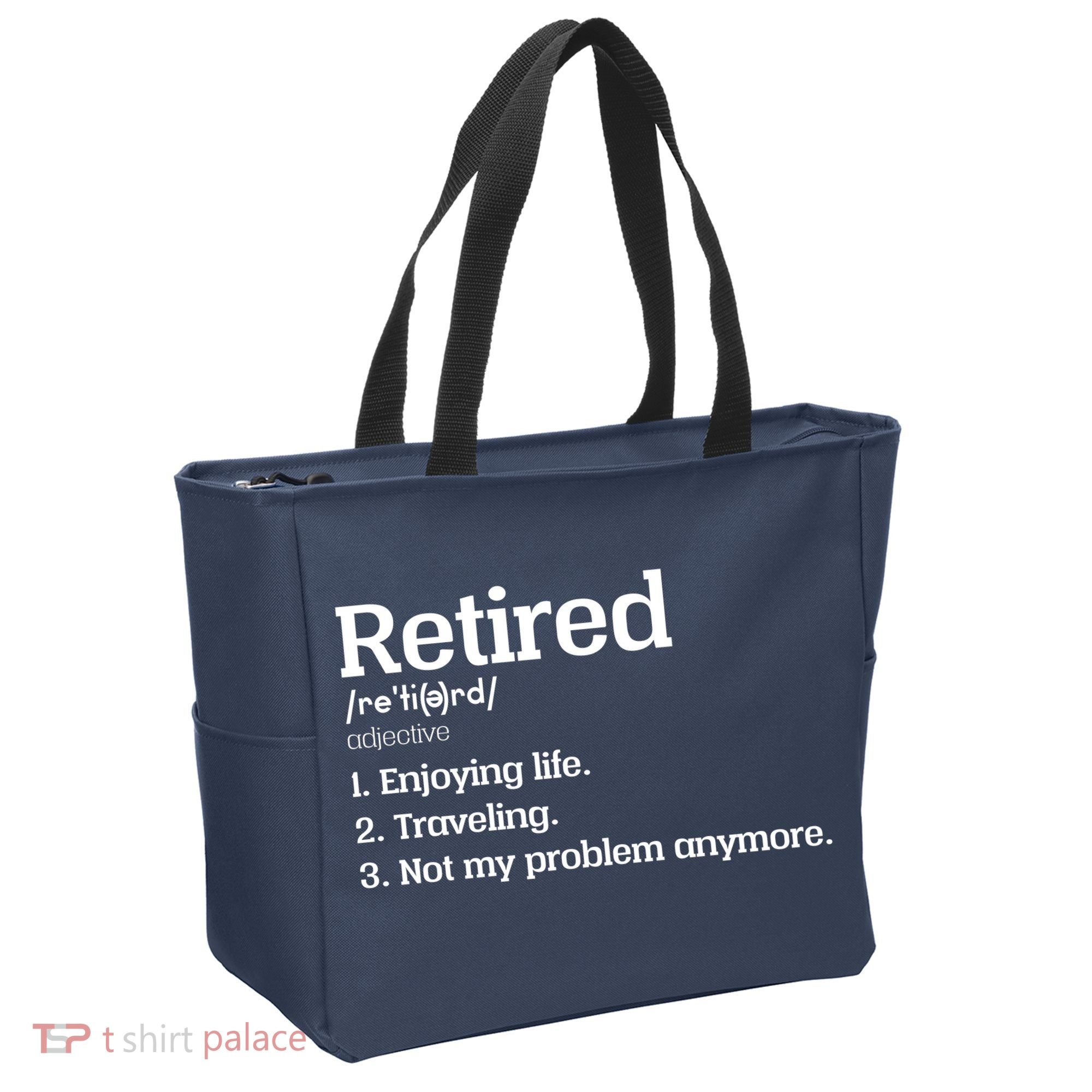Retired Definition Funny Tote Bag