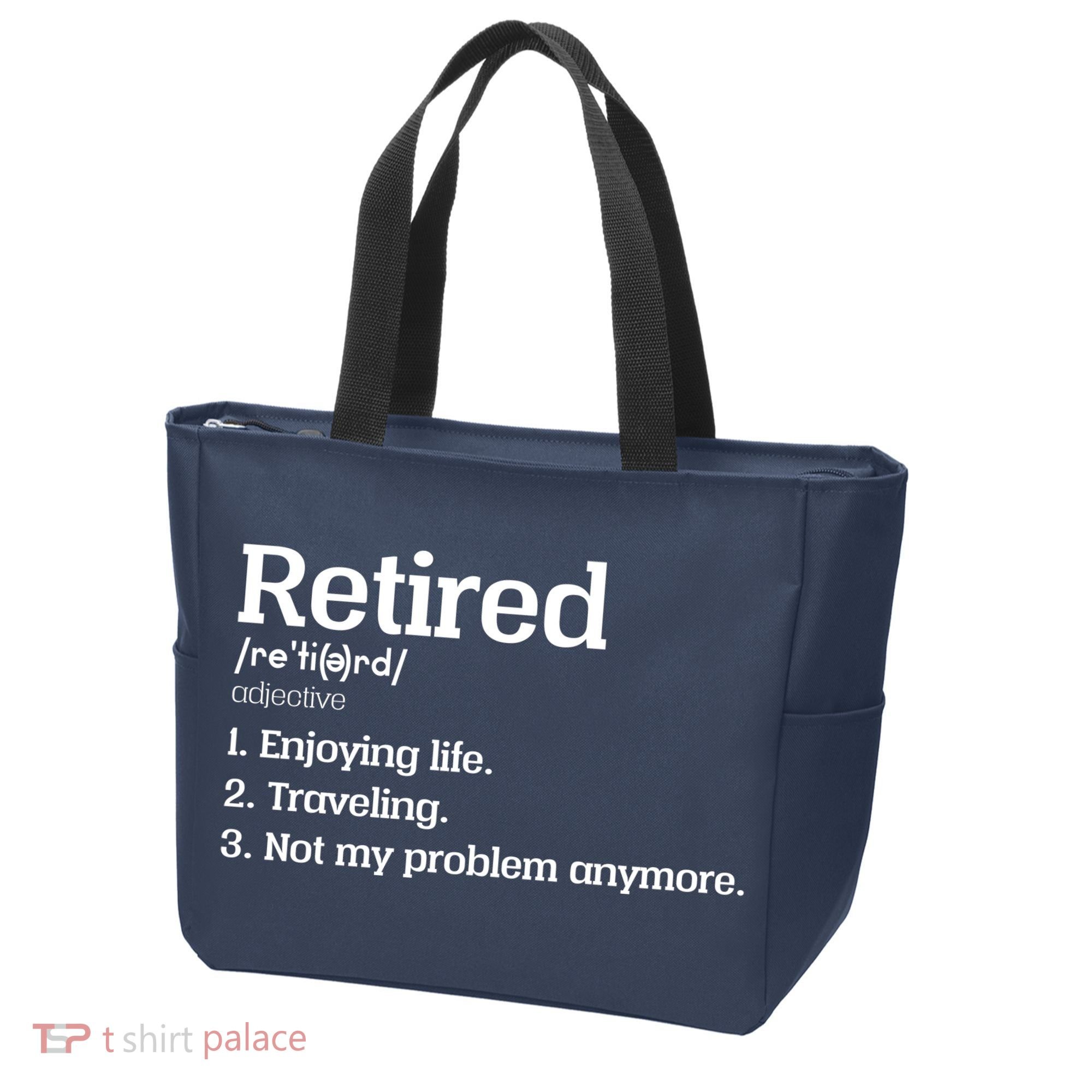 Retired Definition Funny Tote Bag