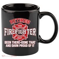 Retired Firefighter Been There Done That 11oz C Handle Ceramic Mug thumb 0