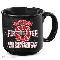 Retired Firefighter Been There Done That 15oz Campfire Ceramic Mug thumb 0