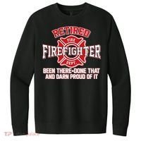 Retired Firefighter Been There Done That V.I.T. Fleece Crew Sweatshirt thumb 0