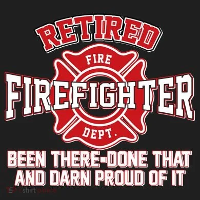 Retired Firefighter Been There Done That Urban Oversized Heavyweight T-Shirt
