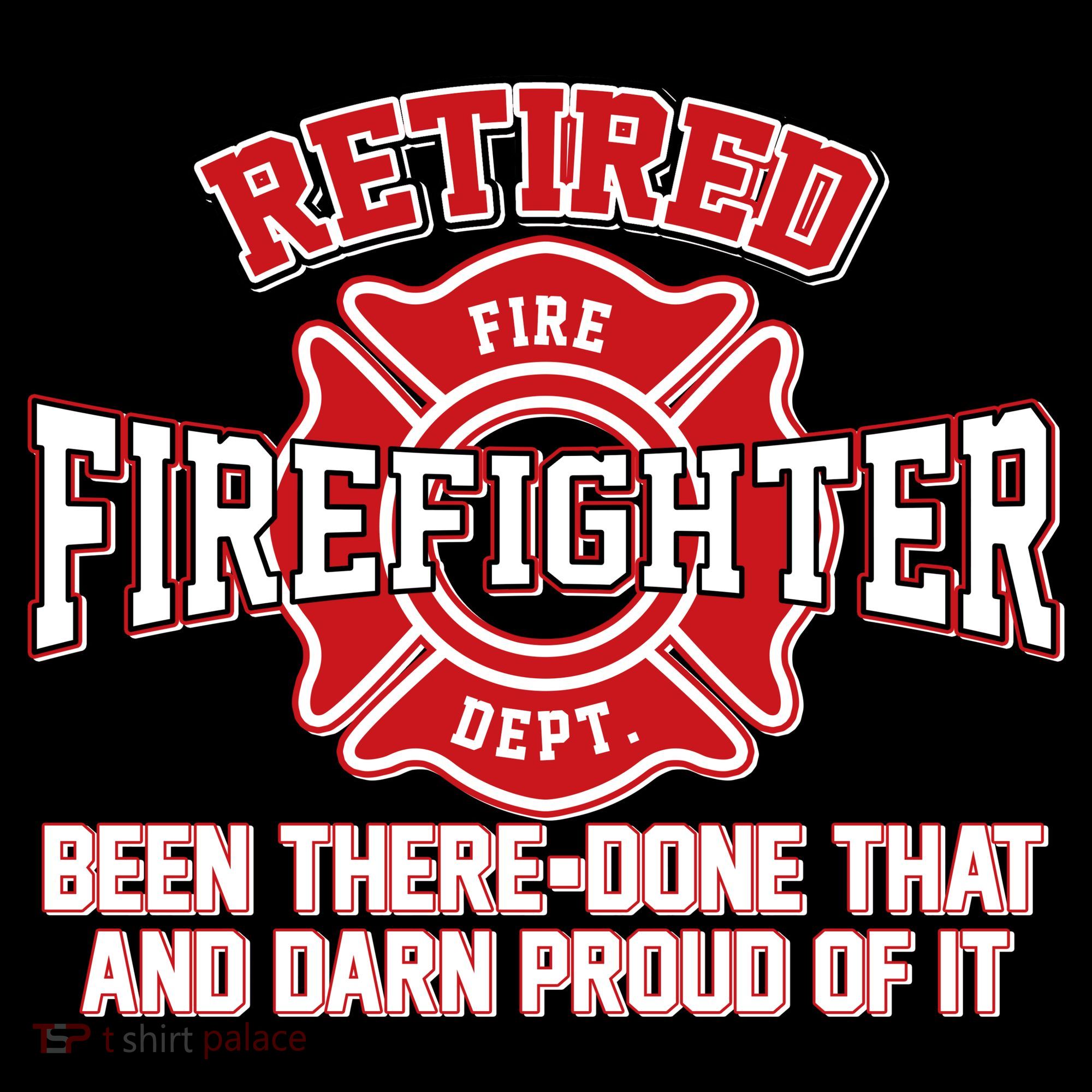 Retired Firefighter Been There Done That Ladies PosiCharge Competitor Racerback Tank