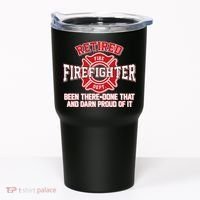 Retired Firefighter Been There Done That Tumbler thumb 0