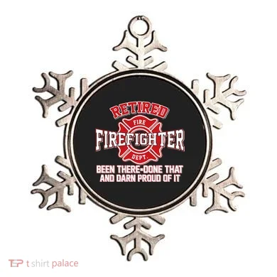 Retired Firefighter Been There Done That Ornament
