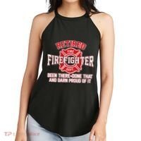 Retired Firefighter Been There Done That Women's Perfect Tri Rocker Tank thumb 2