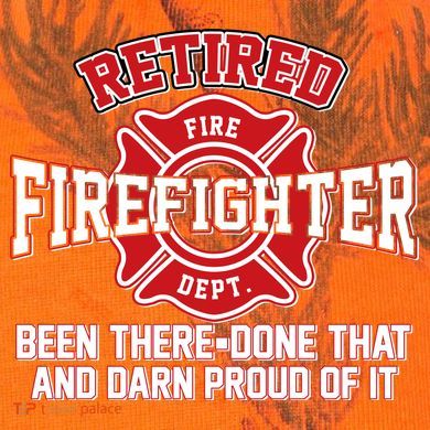 Retired Firefighter Been There Done That Kati Licensed 12" Camo Cuffed Beanie