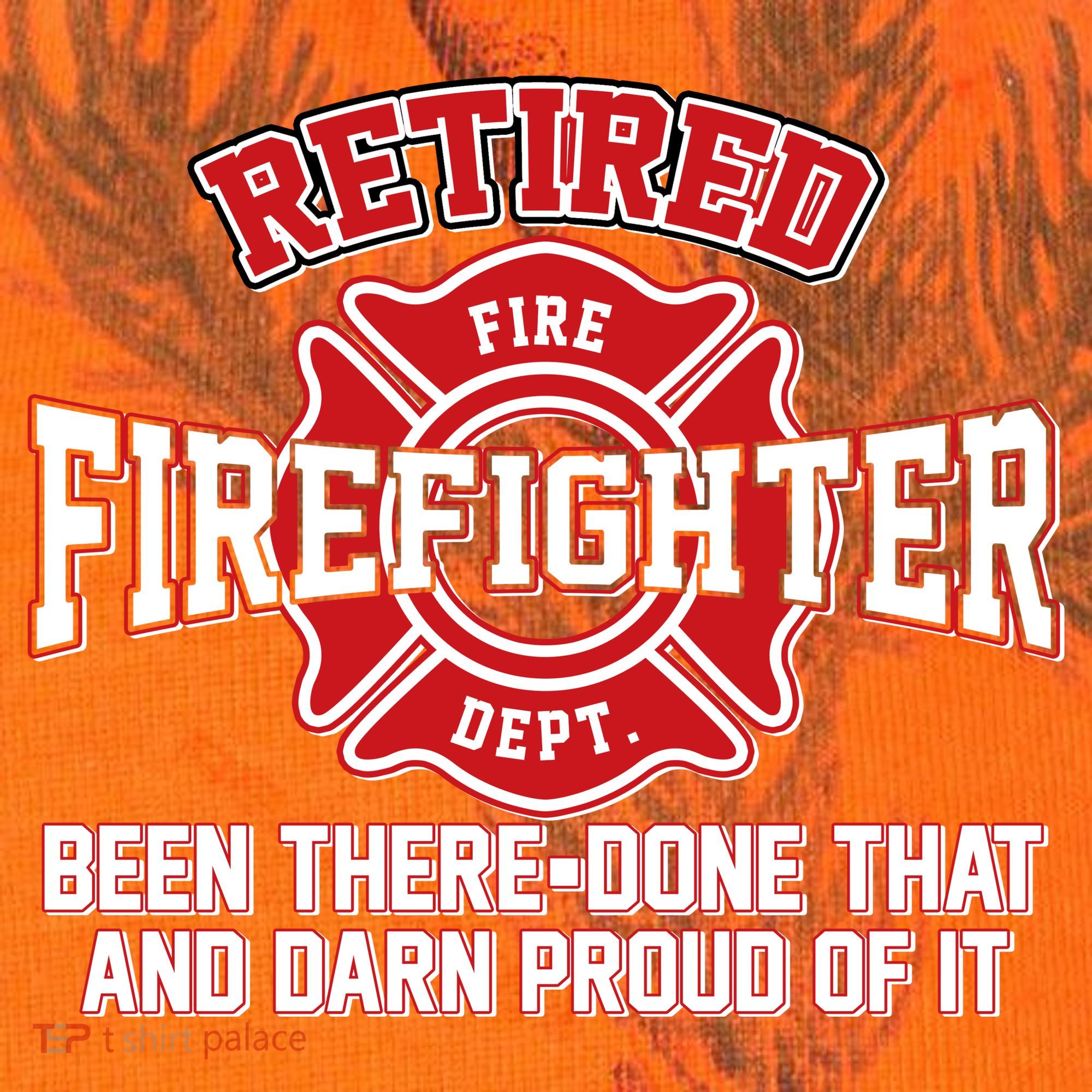 Retired Firefighter Been There Done That Kati Licensed 12" Camo Cuffed Beanie