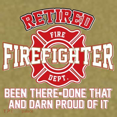 Retired Firefighter Been There Done That Garment-Dyed Women's Muscle Tee
