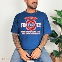 Retired Firefighter Been There Done That Comfort Colors T-Shirt thumb 3