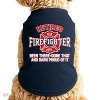 Retired Firefighter Been There Done That Doggie Tank thumb 0