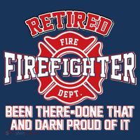 Retired Firefighter Been There Done That Women's Long Sleeve Shirt thumb 2