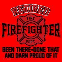 Retired Firefighter Been There Done That Santa Hat thumb 1