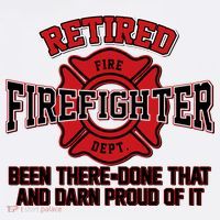 Retired Firefighter Been There Done That Garment-Dyed Sweatshirt thumb 2