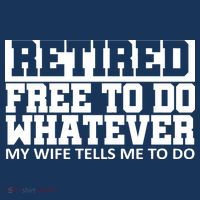 Retired Free To Do Whatever My Wife Tells Me Women's Tank Top thumb 5