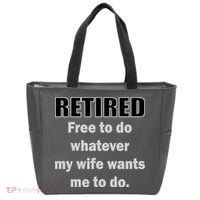 Retired Free To Do Whatever My Wife Wants Tote Bag thumb 0