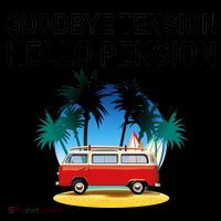 Retired Goodbye Tension Hello Pension Vacation Coffee Mug thumb 5