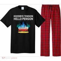 Retired Goodbye Tension Hello Pension Vacation Pajama Set thumb 0
