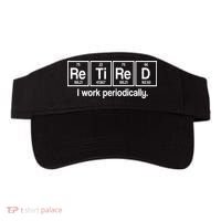 Retired I Work Periodically Periodic Table Elements Visor thumb 0