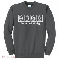 Retired I Work Periodically Periodic Table Elements Sweatshirt thumb 0