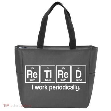 Retired I Work Periodically Periodic Table Elements Tote Bag