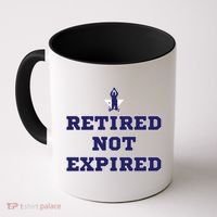 Retired Not Expired Coffee Mug thumb 0