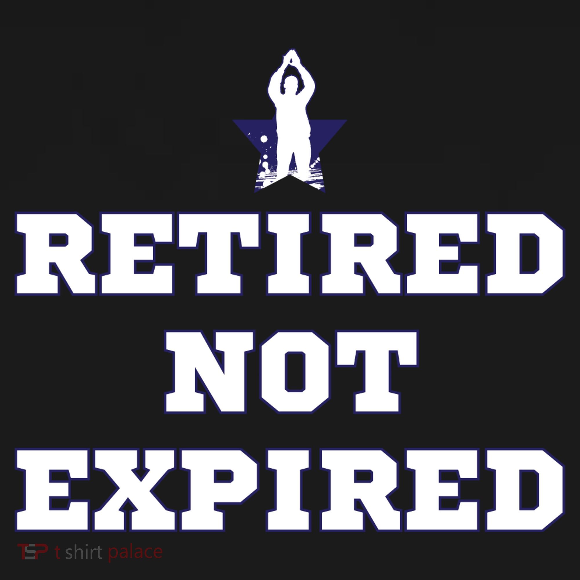 Retired Not Expired Dry Zone Grid Polo