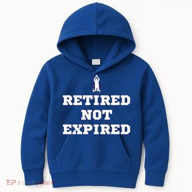 Retired Not Expired Kids Hoodie