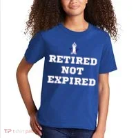 Retired Not Expired Kids T-Shirt thumb 2