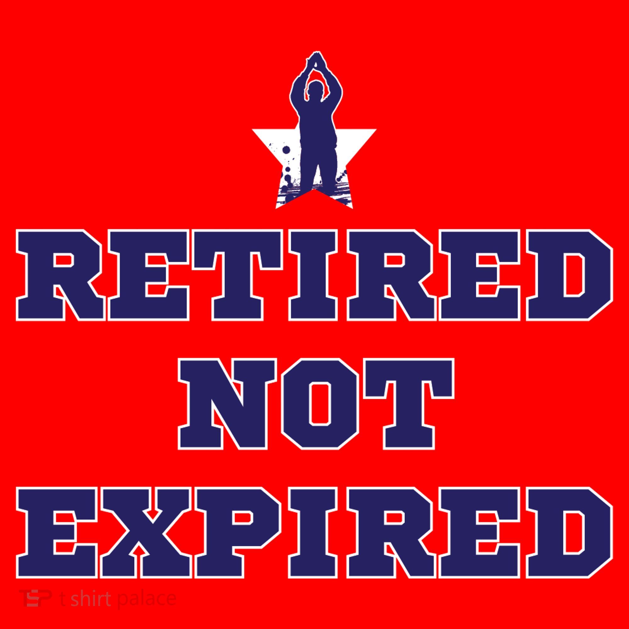 Retired Not Expired Santa Hat