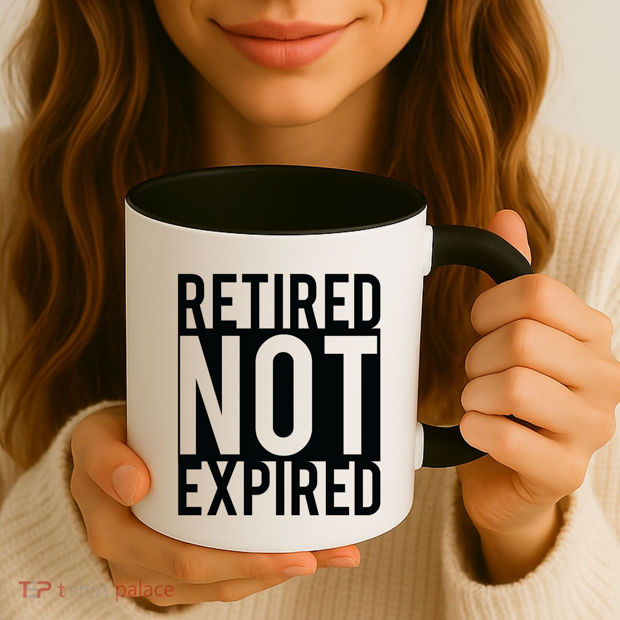 Retired Not Expired Funny Coffee Mug