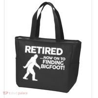 Retired Now On To Finding Bigfoot Tote Bag thumb 3
