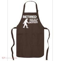 Retired Now On To Finding Bigfoot Apron thumb 0