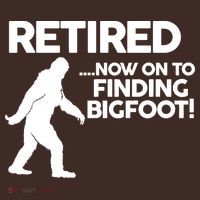 Retired Now On To Finding Bigfoot Beanie thumb 2
